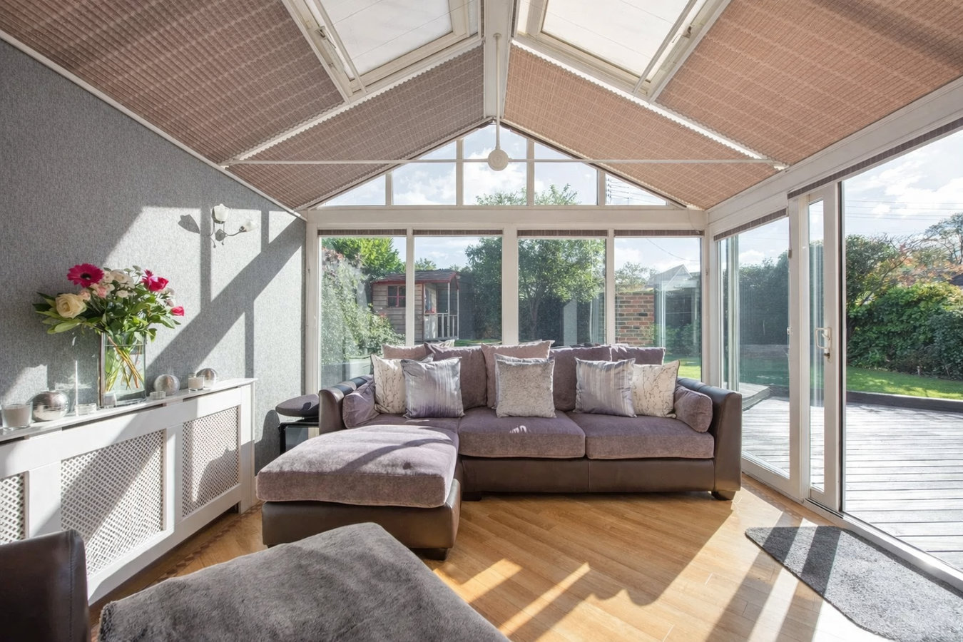 Patio-to-sunroom conversion in Alafaya, FL
